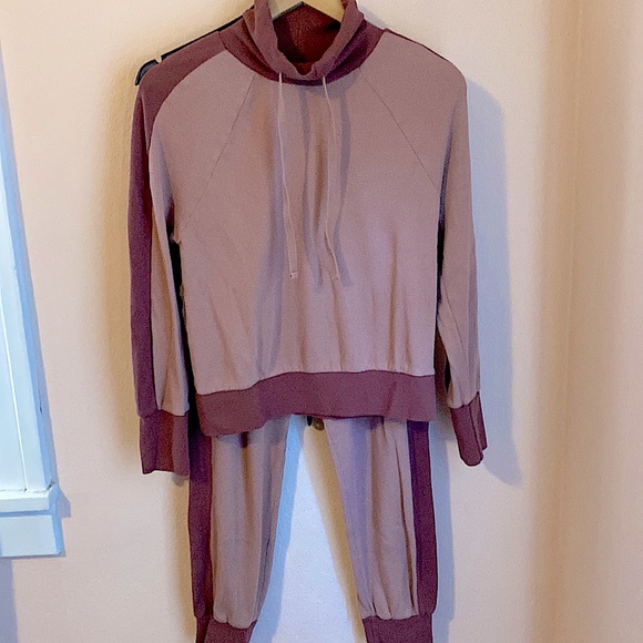 Monrow set colorblock waffle knit xsmall - Picture 8 of 17